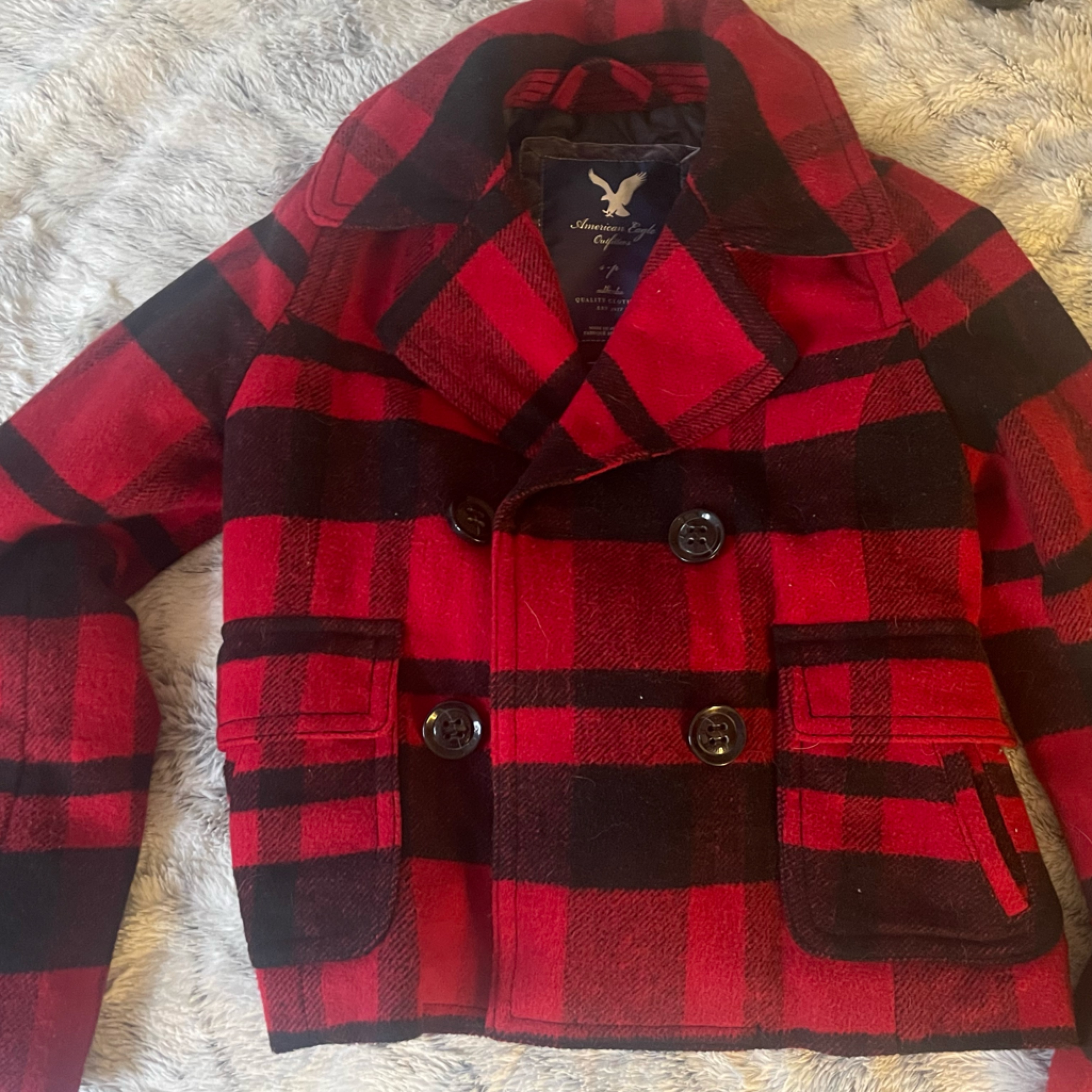 American Eagle Gingham Jacket